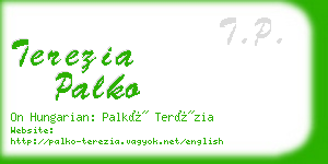 terezia palko business card